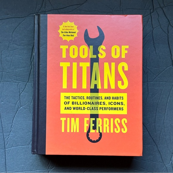 BOOK Other - Tools of Titans by Tim Ferris | Self-Help, Entrepreneurship | Hardcover Book